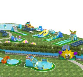 IS11-4017 Giant Inflatable Zone Amusemen...
