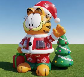 C1-730 Christmas Garfield Inflatable Ca...
