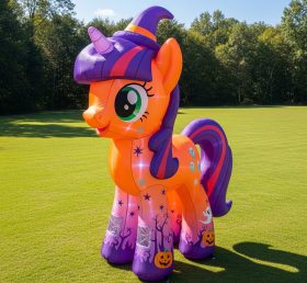 Cartoon3-325 Halloween Unicorn Inflatabl...