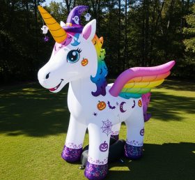Cartoon3-342 Halloween Unicorn Inflatabl...