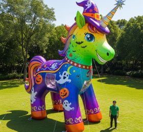 Cartoon3-386 Halloween Unicorn Inflatabl...