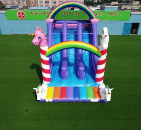 T8-2100 Unicorn Slide Inflatable Dry Sli...