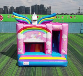 T2-8209 Rainbow Unicorn Inflatable Combo...