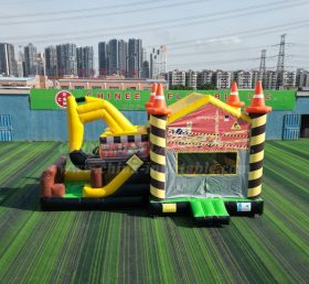T5-300 Excavator Bounce House Slide Comb...
