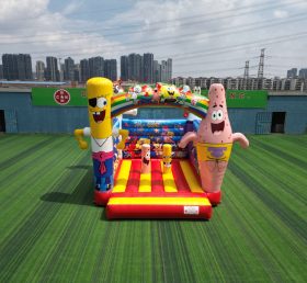T2-4640 Spongebob Bouncy Castle