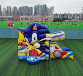 T2-4708 Sonic Bouncy Castle With Slide