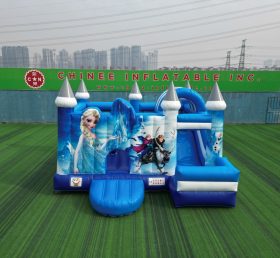 T2-4596 Frozen Theme Bouncy Castle Combo
