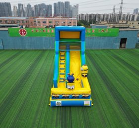 T8-4209B Minions Theme Inflatable Slide