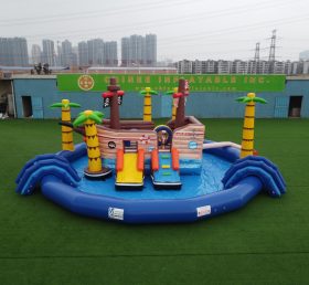 T6-607 Pirate Themed Mobile Water Park I...