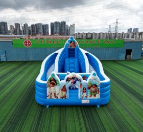 T8-4260B Moana Themed Dual Lane Inflatab...
