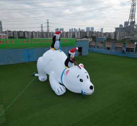 C1-226 Christmas Inflatables Penguin Wit...