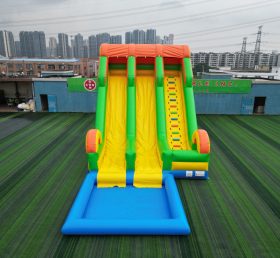 T8-7501 Dual Lane Inflatable Water Slide...