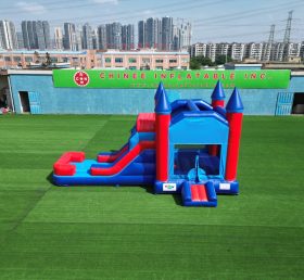 T2-3343 Inflatable Castle Bounce House C...