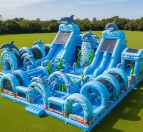 GF2-379 Dolphin Theme Inflatable Park