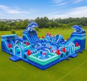 GF2-380 Dolphin Theme Inflatable Park