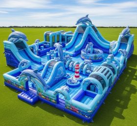GF2-381 Dolphin Theme Inflatable Park