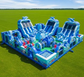 GF2-383 Dolphin Theme Inflatable Park