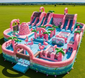 GF2-398 Flamingo Theme Inflatable Park