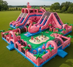 GF2-401 Flamingo Theme Inflatable Park