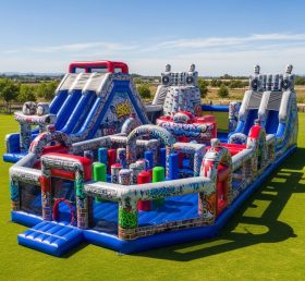 GF2-620 Graffiti Theme Inflatable Park