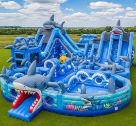 GF2-701 Shark Theme Inflatable Park