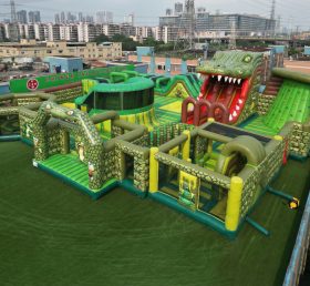 GF3-132 Crocodile Theme Inflatable Park