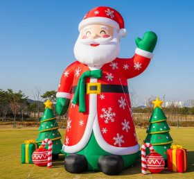C1-479 Inflatable Santa Claus dressed in traditional Korean costume