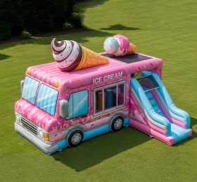 T6-6333 Food Trucks Theme Inflatable Pla...