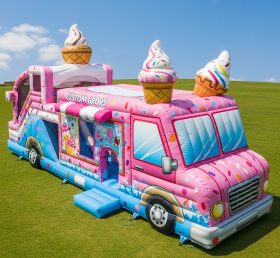 T6-6334 Food Trucks Theme Inflatable Pla...