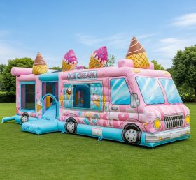T6-6335 Food Trucks Theme Inflatable Pla...