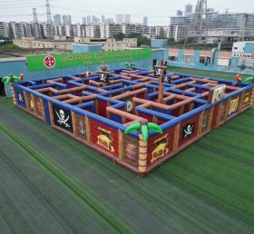 MAZE1-116 Pirates Theme Inflatable Maze