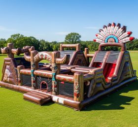 T6-6137 American Indian Inflatable Playg...