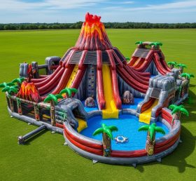 Pool3-543 Volcano Theme Pool Water Park
