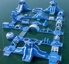 S555 Shark Theme Inflatable Water Park