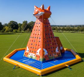 T11-4601 Fox Theme Inflatable Climbing W...