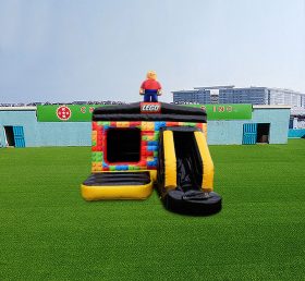 T2-4653 Lego House Jumping Castle With S...