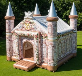 T2-8757 Weddings Theme Inflatable Castle...