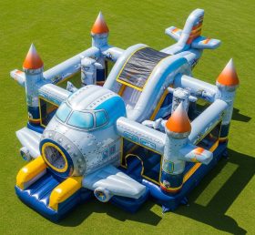 T5-2804 Airplane Theme Inflatable Castle...