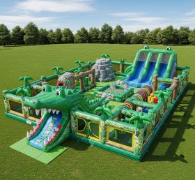 T6-6414 Crocodile Theme Inflatable Funci...