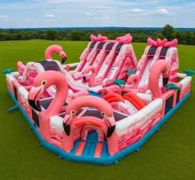 T6-6441 Flamingo Theme Inflatable Funcit...