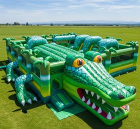 T6-6690 Crocodile Theme Inflatable Park