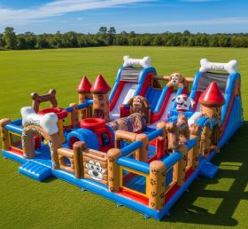 T6-6701 Dog Theme Inflatable Park