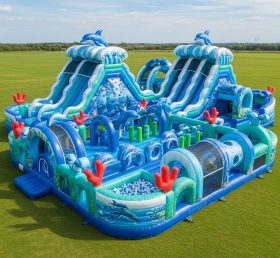 T6-6702 Dolphin Theme Inflatable Park