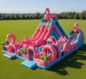 T6-6725 Flamingo Theme Inflatable Park