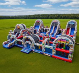 T6-6734 Graffiti Theme Inflatable Park