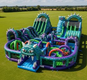 T6-6758 Monster Theme Inflatable Park