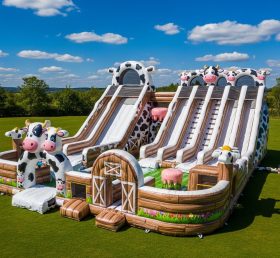 T6-6814 Cow Theme Inflatable Park