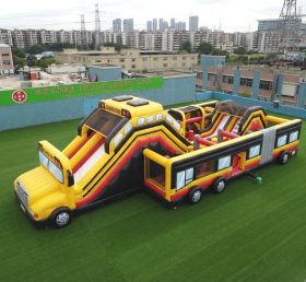 T6-6818 Bus Theme Inflatable Playground