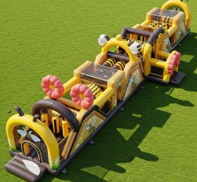 T7-3709 Bee Theme Inflatable Obstacle Co...