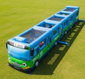 T7-3721 Bus Theme Inflatable Obstacle Co...